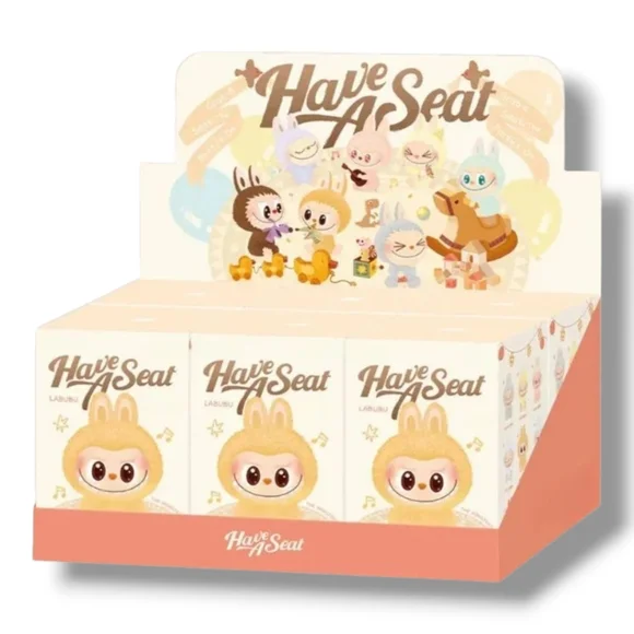 Certified LABUBU Have A Seat Monster New Sealed Box Pop Mart Authentic Blind Box - Picture 4 of 15